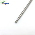 China Supply Stainless Steel Telescopic Pole End with Ball